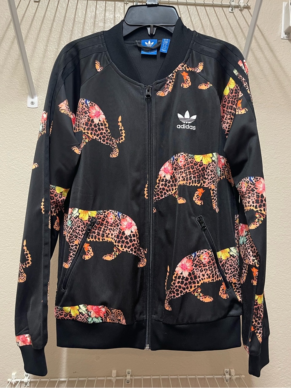 adidas Oncada Floral Leopard Track Jacket